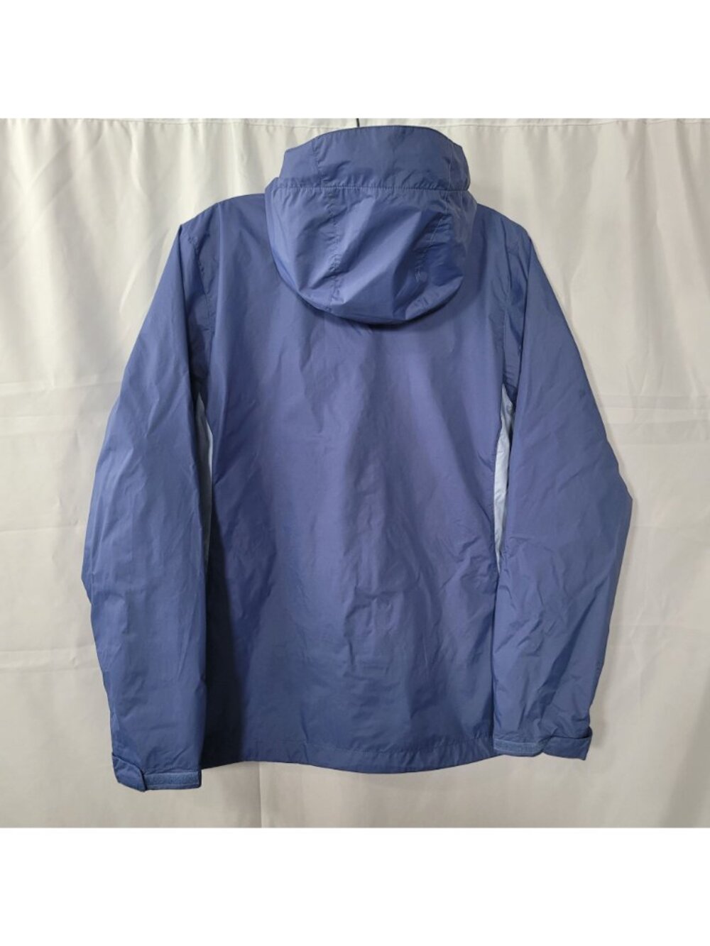 Columbia Women's Blue Lightweight Waterproof Hooded Rain Jacket Size M - Picture 3 of 15